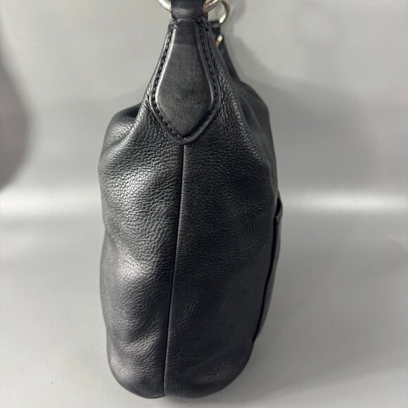 Michael Michael Kors Black Leather Bucket Shoulder Bag - Picture 4 of 15